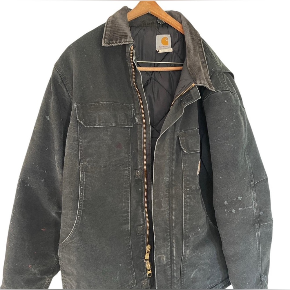 Carhartt Black Canvas Jacket XL